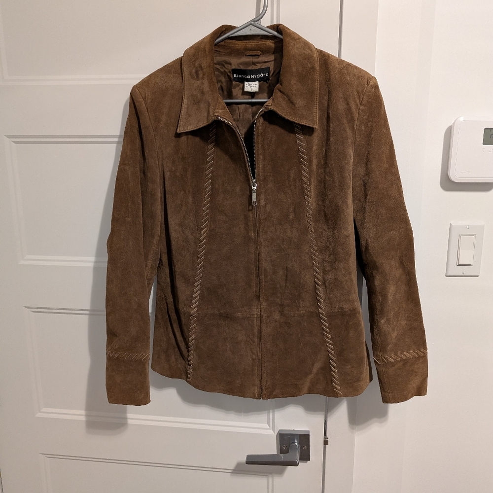 Brown Suede Jacket by Jones New York